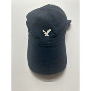 Dark Navy Blue American Eagle Fitted Hat